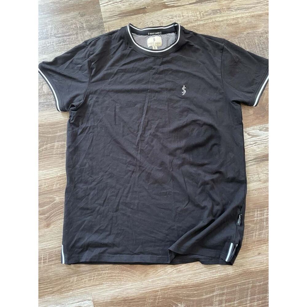 Scott James Men's Graphic Tee in Black L